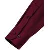 imageJVER Mens Dress Shirts Solid Long Sleeve Stretch WrinkleFree Formal Shirt Business Casual Button Down ShirtsBurgundy