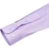 imageJVER Mens Dress Shirts Solid Long Sleeve Stretch WrinkleFree Formal Shirt Business Casual Button Down ShirtsLavender Purple