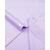 imageJVER Mens Dress Shirts Solid Long Sleeve Stretch WrinkleFree Formal Shirt Business Casual Button Down ShirtsLavender Purple