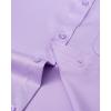 imageJVER Mens French Cuff Dress Shirts Regular Fit Long Sleeve Spread Collar Metal CufflinkLight Purple