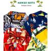 imageJVER Mens Hawaiian Shirts Casual Button Down Short Sleeve Shirts Set Printed Shorts Beach Tropical Hawaii SuitsByellowbeach