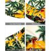 imageJVER Mens Hawaiian Shirts Casual Button Down Short Sleeve Shirts Set Printed Shorts Beach Tropical Hawaii SuitsByellowbeach