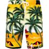 imageJVER Mens Hawaiian Shirts Casual Button Down Short Sleeve Shirts Set Printed Shorts Beach Tropical Hawaii SuitsByellowbeach