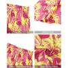 imageJVER Mens Hawaiian Shirts Casual Button Down Short Sleeve Shirts Set Printed Shorts Beach Tropical Hawaii SuitsNewhot Pinkflamingo