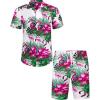 White-flower&flamingo