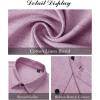 imageJVER Mens Linen Shirts Casual Short Sleeve Button Down Shirt Beach Summer Vacation Holiday Wedding Cotton TopsDark Purple