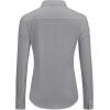 imageJVER Womens Button Down Dress Shirts Solid Long Sleeve Wrinkle Free Formal Collared Shirt Casual Business Blouse with PocketGrey