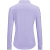 imageJVER Womens Button Down Dress Shirts Solid Long Sleeve Wrinkle Free Formal Collared Shirt Casual Business Blouse with PocketLight Purple
