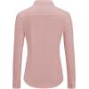 imageJVER Womens Button Down Dress Shirts Solid Long Sleeve Wrinkle Free Formal Collared Shirt Casual Business Blouse with PocketPeach Pink