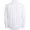 imageJVER Boys Long Sleeve Oxford Dress Shirts Solid Casual Button Down Collar Shirt Kids Formal Uniform TopsWhite