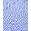 imageJVER Mens Button Down Shirts Long Sleeve Dress Shirt Business Casual Cotton Collared Plaid Tops with PocketBlue Gingham