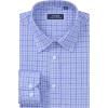 imageJVER Mens Button Down Shirts Long Sleeve Dress Shirt Business Casual Cotton Collared Plaid Tops with PocketBlue Gingham