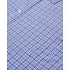 imageJVER Mens Button Down Shirts Long Sleeve Dress Shirt Business Casual Cotton Collared Plaid Tops with PocketBlue Grey Gingham