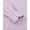 imageJVER Mens Button Down Shirts Long Sleeve Dress Shirt Business Casual Cotton Collared Plaid Tops with PocketBlue Orange Plaid