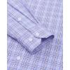 imageJVER Mens Button Down Shirts Long Sleeve Dress Shirt Business Casual Cotton Collared Plaid Tops with PocketBlue Red Gingham