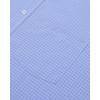 imageJVER Mens Button Down Shirts Long Sleeve Dress Shirt Business Casual Cotton Collared Plaid Tops with PocketDark Blue Gingham