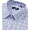 imageJVER Mens Button Down Shirts Long Sleeve Dress Shirt Business Casual Cotton Collared Plaid Tops with PocketGrey
