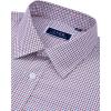 imageJVER Mens Button Down Shirts Long Sleeve Dress Shirt Business Casual Cotton Collared Plaid Tops with PocketRed Blue