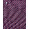imageJVER Mens Button Down Shirts Long Sleeve Dress Shirt Business Casual Cotton Collared Plaid Tops with PocketRed Gingham