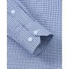 imageJVER Mens Button Down Shirts Long Sleeve Dress Shirt Business Casual Cotton Collared Plaid Tops with PocketBlue Plaid