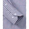 imageJVER Mens Button Down Shirts Long Sleeve Dress Shirt Business Casual Cotton Collared Plaid Tops with PocketBlue Red Plaid