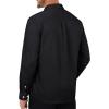 imageJVER Oxford Shirts for Men Stretch Button Down Shirts Solid Casual Long Sleeve Dress Shirts with PocketBlack