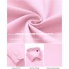 imageJVER Oxford Shirts for Men Stretch Button Down Shirts Solid Casual Long Sleeve Dress Shirts with PocketPink
