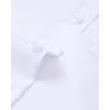 imageJVER Mens Dress Shirts Long Sleeve Solid Formal Shirt Stretch Business Casual Wedding Button Down ShirtsWhite