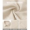 image:imageJVER Mens Button Down Short Sleeve Shirts Summer Beach Vacation Untucked Casual Tops Wrinkle Resistant Linen ShirtBeige