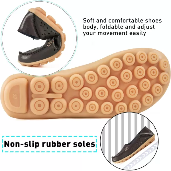 Alicegana Loafers for Women Shoes Casual: Slip on Flat Shoes Ladies Comfortable Dressy Moccasins Driving Penny Loafers