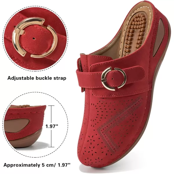 Alicegana Mules for Women Summer Sandals: Slip on Casual womens Shoes Comfortable Closed Toe Dress Wedge Mule