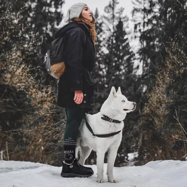 Alicegana Snow Boots for Women Shoes: Winter Slip On Ankle Booties Warm Fur Lined Waterproof Comfortable Womens Boots