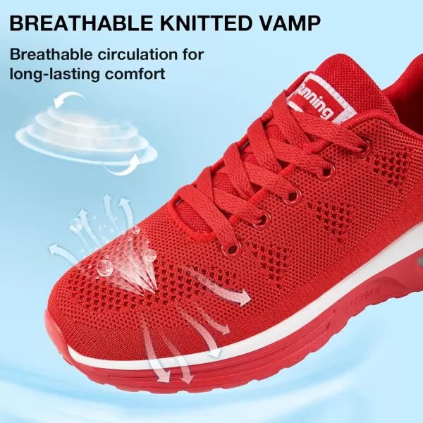 Alicegana Women's Athletic Sneakers Comfortable Walking Sport Breathable Running Air Cushion Casual Tennis Gym Shoes