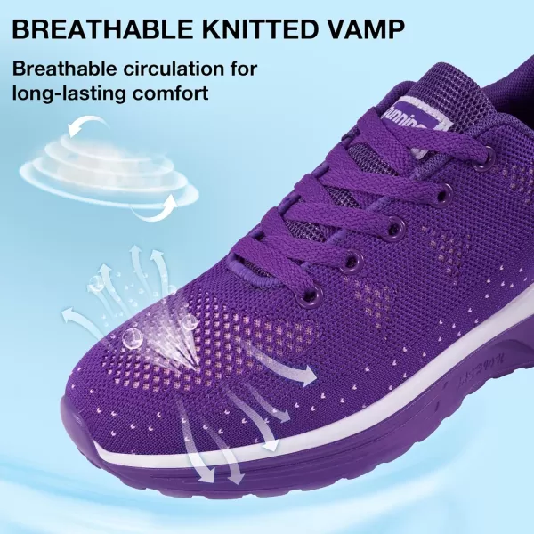 Alicegana Women's Athletic Sneakers Comfortable Walking Sport Breathable Running Air Cushion Casual Tennis Gym Shoes