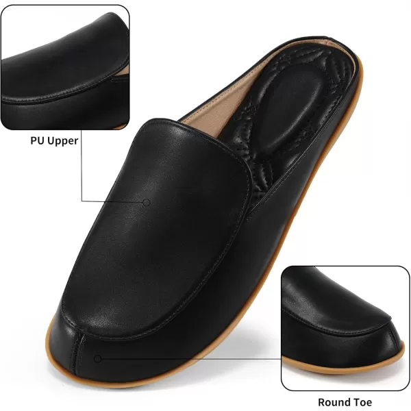 Alicegana Womens Mules Flats Comfortable - Backless Loafers Slip on Shoes Casual Closed Toe Slides Dressy Mules for Women