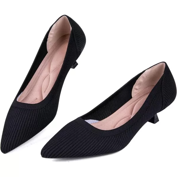 KBZone Women Pumps Pointed Toe Pump Comfortable Fashion Low Heels for Woman
