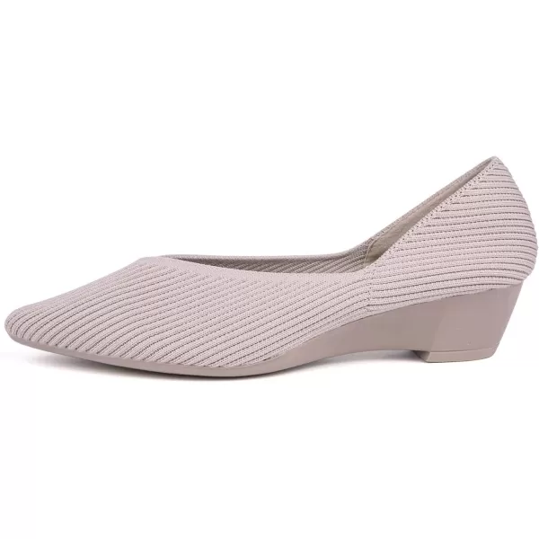 KBZone Women Pumps Pointed Toe Pump Comfortable Fashion Low Heels for Woman