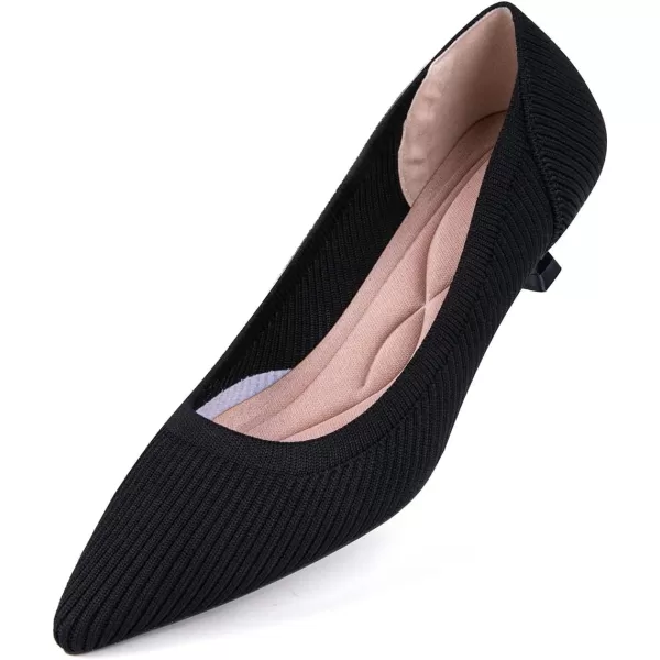 KBZone Women Pumps Pointed Toe Pump Comfortable Fashion Low Heels for Woman