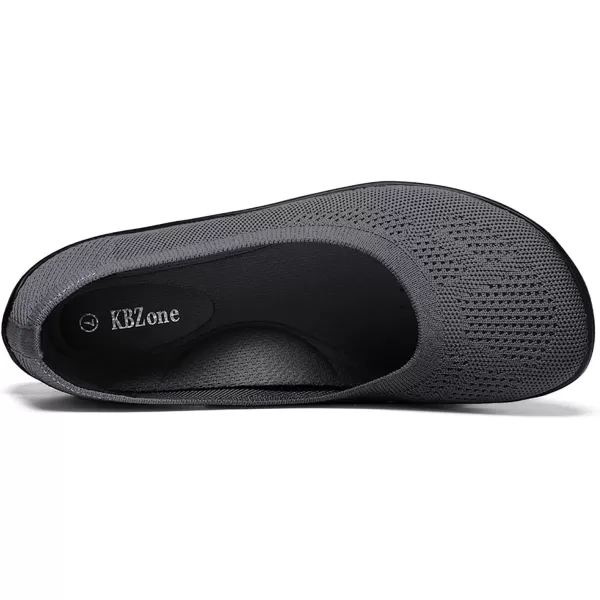 KBZone Women's Flats Slip on Ballet Flats Wide Toe Box Comfortable Walking Shoes