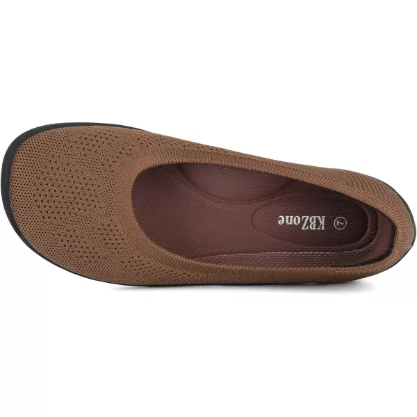 KBZone Women's Flats Slip on Ballet Flats Wide Toe Box Comfortable Walking Shoes