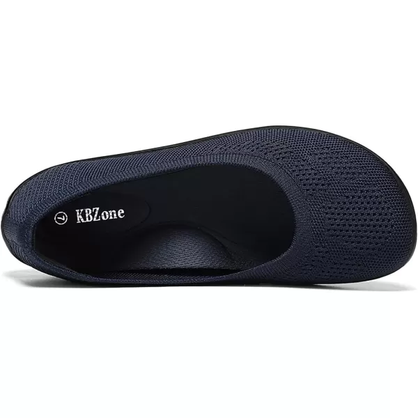 KBZone Women's Flats Slip on Ballet Flats Wide Toe Box Comfortable Walking Shoes