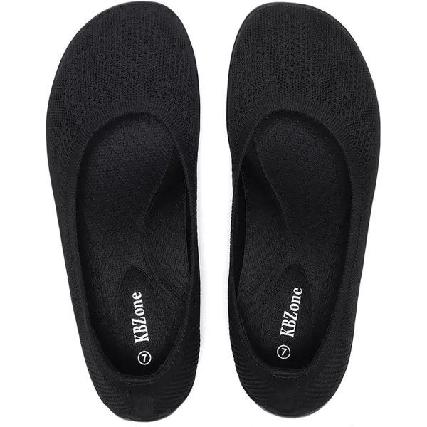KBZone Women's Flats Slip on Ballet Flats Wide Toe Box Comfortable Walking Shoes