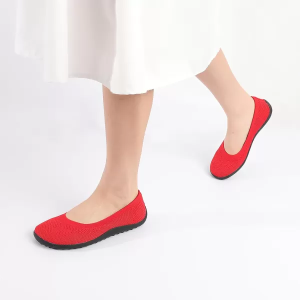 KBZone Women's Flats Slip on Ballet Flats Wide Toe Box Comfortable Walking Shoes