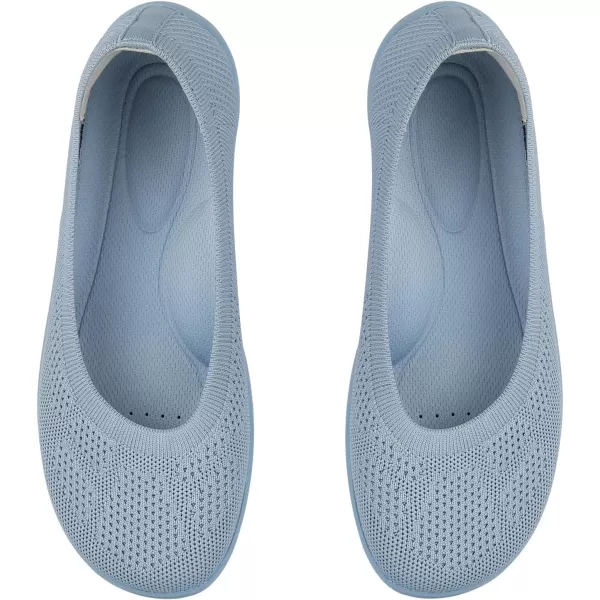 KBZone Women's Flats Slip on Ballet Flats Wide Toe Box Comfortable Walking Shoes