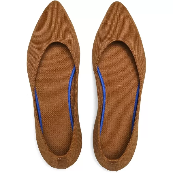 KBZone Women's Knit Ballet Flats Fashion Pointed Toe Walking Shoes Casual Slip-on Ballet Shoes