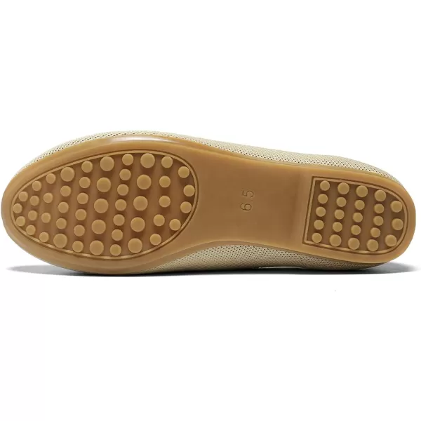 KBZone Women's Knit Ballet Flats Fashion Pointed Toe Walking Shoes Casual Slip-on Ballet Shoes