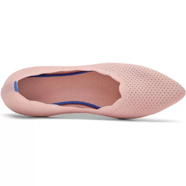 KBZone Women's Knit Ballet Flats Fashion Pointed Toe Walking Shoes Casual Slip-on Ballet Shoes