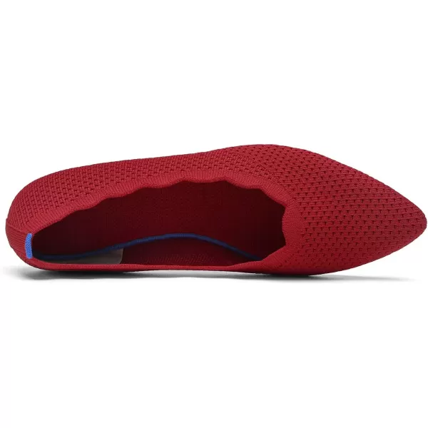 KBZone Women's Knit Ballet Flats Fashion Pointed Toe Walking Shoes Casual Slip-on Ballet Shoes