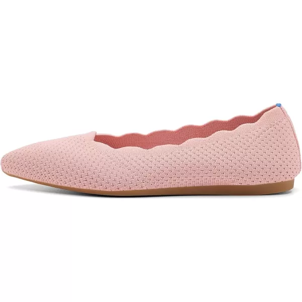 KBZone Women's Knit Ballet Flats Fashion Pointed Toe Walking Shoes Casual Slip-on Ballet Shoes