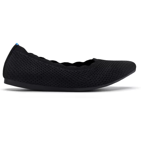 KBZone Women's Knit Ballet Flats Fashion Pointed Toe Walking Shoes Casual Slip-on Ballet Shoes